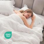JOLLYVOGUE White King Seersucker Comforter Set
