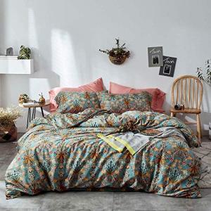Bohemia King Duvet Cover Set in Green Gold