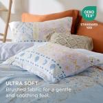 Reversible Vintage Floral Queen Duvet Cover Set