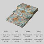 Bohemia King Duvet Cover Set in Green Gold