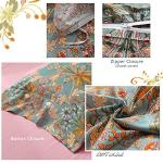 Bohemia King Duvet Cover Set in Green Gold