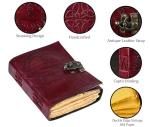 The Lord Of The Rings Book Hobbit lotr gifts Books Leather Journal lord of the rings decor Jrr tolkien books lord of the rings merch Book set Hardcover Merchandise Bookends Illustrated Edition ring gift (BROWN EMBOSSED, 7X5)