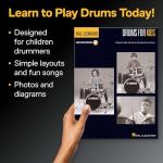 Drums for Kids | Beginner Drumset Instruction Book with Online Audio | Easy Drum Lessons for Children with Popular Songs | Drum Sheet Music for Kids, Drum Book for Beginners