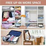 8 Pack XXL Jumbo Vacuum Storage Bags, Extra Large Vacuum Seal Bags for Comforters, Bedding, Blanket Storage, Giant Space Saver Bags for Huge Stuffed Toy(47.2x35 in)