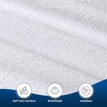 Utopia Bedding Waterproof Mattress Protector Full Size, Premium Terry Mattress Cover 200 GSM, Breathable, Fitted Style with Stretchable Pockets (White)