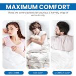 Utopia Bedding Bed Pillows for Sleeping (White), Queen Size, Set of 2, Hotel Pillow, Cooling Pillows for Side, Back or Stomach Sleepers