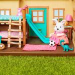 Li'l Woodzeez – Bunk Beds Playset with Miniature Bedroom Furniture & Accessories – 18 Pieces Toy Set Includes Bed, Toys, Book & More – Fun Gift for 3+ Years