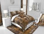Feelyou Deer Hunting Comforter Set Hunter Themed Bedding Set for Kids Boys Girls Jungle Wild Animal Deer Comforter Soft Quilt Set King Size