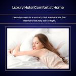 California Design Den King Size Sheets Set - Luxury 1000 Thread Count Sateen, Thick and Natural 100% Cotton Bed Sheets, Deep Pockets, Soft, Breathable and Durable Bedding Set - White