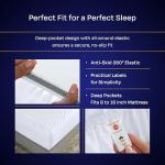 California Design Den King Size Sheets Set - Luxury 1000 Thread Count Sateen, Thick and Natural 100% Cotton Bed Sheets, Deep Pockets, Soft, Breathable and Durable Bedding Set - White