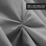 Nestl Dark Grey Bed Skirt Queen Size, Pinch Pleat Queen Bed Skirt, 14" Inch Drop Queen Bedskirt, Hotel Quality Dark Grey Bed Skirts Premium Microfiber Bedskirt for Queen Bed, Dark Grey Queen Bed Skirt