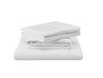 TEMPUR Luxe Egyptian Cotton Sheet Set White - King