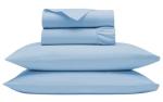 Bluemoon Homes Cal King Bed Sheet Set - Super Soft 1000 Thread Count, Luxury 100 Percent Egyptian Cotton Sheets, Fits 15-18 Inch Deep Pocket Mattress 4 Piece (Sky Blue, California King)