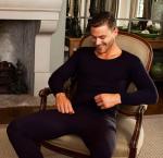 Egyptian Cotton Thermal Set for Men 100% Cotton Material Egyptian Cottonil (Black, X-Large)
