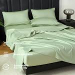 DCSKY 100% Egyptian Cotton Sheets King Size Bed Set, Deep Pocket King Sheet set-1600 Thread Count Cotton Naturally Cool Soft Breathable No Pill Elasticated Luxury Bedding for All Seasons(sage Green)