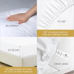Bluemoon Homes Cal King Bed Sheet Set - Super Soft 1000 Thread Count, Luxury 100 Percent Egyptian Cotton Sheets, Fits 15-18 Inch Deep Pocket Mattress 4 Piece (Sky Blue, California King)