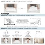 MIULEE 18x18 Inches Pillow Inserts Pack of 2, Decorative Throw Pillow Inserts for Couch