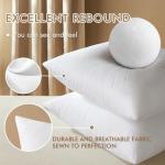 MIULEE 18x18 Inches Pillow Inserts Pack of 2, Decorative Throw Pillow Inserts for Couch