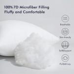 MIULEE 18x18 Inches Pillow Inserts Pack of 2, Decorative Throw Pillow Inserts for Couch