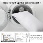 MIULEE 18x18 Inches Pillow Inserts Pack of 2, Decorative Throw Pillow Inserts for Couch