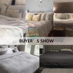 Simple&Opulence 100% Washed Linen Duvet Cover Set with Embroidered,3 Pieces Soft Farmhouse Comforter Set with Button Closure,1 Duvet Cover and 2 Pillowshams(King,Natural Linen)