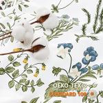 Bedsure Duvet Cover King Size - 100% Cotton Reversible Floral King Duvet Cover Set with Zipper Closure, 3 Pieces Soft & Breathable Green Bedding Set with 2 Pillow Shams 20"x36"