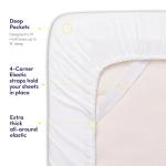 1500 Supreme Collection Queen Sheet Sets White - Luxury Hotel Bed Sheets and Pillowcase Set for Queen Mattress - Extra Soft, Elastic Corner Straps, Deep Pocket Sheets, Queen White