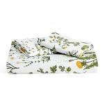 Bedsure Duvet Cover King Size - 100% Cotton Reversible Floral King Duvet Cover Set with Zipper Closure, 3 Pieces Soft & Breathable Green Bedding Set with 2 Pillow Shams 20"x36"