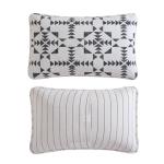 Eddie Bauer - Queen Quilt Set, Reversible Cotton Bedding with Matching Shams, Luxurious Bedding Set (Arrowhead Charcoal, 3 pcs, Queen)