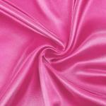 SiinvdaBZX 3-Piece Set Satin Twin XL Fitted Sheet & 2 Pillowcase, Hot Pink Silky Soft Fitted Bottom Sheet Twin Extra Long Bed Sheets, Wrinkle Free, Fade Resistant (Deep Up to 15")