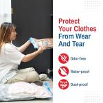 10 Pack Variety Vacuum Storage Bags for Comforters, Blankets & Clothes – Vacuum Sealed Compression Bags with Electric Pump – Space Saver Storage Bags for Bedding, Travel & Organization (4M, 3L, 3XL)