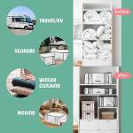 Compactor Vacuum Storage Bag M | Space Saver Vacuum Storage Bags for Clothes, Comforters & Blankets | Ultimate Storage Solution for Wardrobe | Black Semi-Rigid Box |