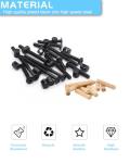 Crib Screws Hardware Replacement Kit - 16 Set Baby Bed Frame Bolts,Barrel Nuts&Wooden Dowel Pins Set - M6x16/40/60/80 mm Hex Drive Socket Cap Screws Nuts for Beds Headboards Chairs Furniture