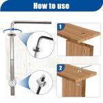 Taiss 20 Set Crib Screws M6x20mm/40mm/60mm/80mm Baby Bed Crib Screws Hardware Replacement Kit,Bunk Bed Bolts Hex Socket Cap Screws Bolt with Barrel Nuts/Wrenches for Beds Furniture Headboards