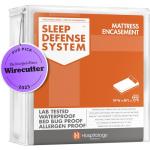 HOSPITOLOGY PRODUCTS Mattress Encasement - Zippered Bed Bug Dust Mite Proof Hypoallergenic - Sleep Defense System - King - Waterproof - Stretchable - Standard 12" Depth - 78" W x 80" L