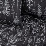 HYPREST Grey Black Sheets King,Deep Pocket Sheets, 1800 Thread Count Pattrn Bed Sheets Soft Breathable Cute Printed Boho Farmhouse Bed Sheets, Oeko-Tex Certificated- Up to 18 Inch