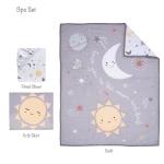Bedtime Originals Little Star Celestial 3-Piece Nursery Baby Crib Bedding Set