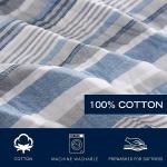 Nautica- Twin Quilt Set, Cotton Reversible Bedding with Matching Sham, Dorm Room Essentials (Jettison Grey, Twin)