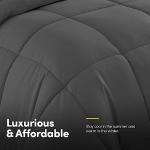 Full Size Comforter Set with Sheets - 7-Piece Bedding Collection - 1 Comforter, 1 Fitted Sheet, 1 Flat, 4 Pillowcases - Deep Pocket - Soft & Breathable Premium Quality - Ideal for All Seasons, Gray