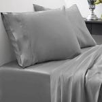 Full Size Comforter Set with Sheets - 7-Piece Bedding Collection - 1 Comforter, 1 Fitted Sheet, 1 Flat, 4 Pillowcases - Deep Pocket - Soft & Breathable Premium Quality - Ideal for All Seasons, Gray