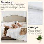 Quataly White Queen Comforter Set - 3 Pieces Seersucker Lightweight Bedding Comforter Sets (1 Soft Fluffy Comforter & 2 Pillowcases) - All Seasons Cozy Modern Bed Sets