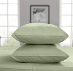 Threadmill Cotton Queen Sheet Set | 100% Cotton Sheets for Queen Size Bed | Solid Sateen Queen Bed Sheets Set with 16” Deep Pocket | Soft Breathable 4-Piece Cooling Bedding Sheet Set | Sage Green