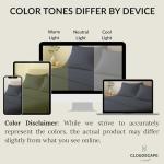 Cloud Scape Linen 100% Egyptian Cotton King Sheets Set – 1000 Thread Count, 4-Piece Soft Hotel Quality Bedding Set,Deep Pockets up to 16”, Charcoal Grey