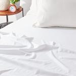 Elegant Comfort Premium Hotel Quality 1-Piece Flat Sheet, Luxury & Softest 1500 Thread Count Egyptian Quality Bedding Flat Sheet, Wrinkle, Stain and Fade Resistant, Queen, White