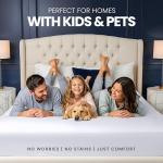 Utopia Bedding Waterproof 5-Sided Mattress Protector Twin Size, Premium Breathable Mattress Cover, Fitted Style with Stretchable Pockets (White)