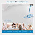 GRT 2 Pack Twin Mattress Protector Waterproof, Breathable & Noiseless Waterproof Mattress Protector Fitted Deep Pocket from 5" to 19", Smooth Twin Mattress Cover Machine Washable