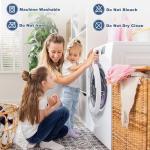 GRT Full Mattress Protector Waterproof, 100% Waterproof Quilted Fitted Mattress Pad, Noiseless Hollow Cotton Mattress Cover, fits up to 18" Deep, Dust Proof White