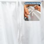 Mattress-Homes Ruffled Dorm Bed Skirt, Twin XL, 36-Inch Drop, Tailored with Split Corners, White Dust Ruffle for Lofted College Beds, Twin Extra Long Dorm Bedding Essential