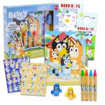 Bluey Journal Set - Bundle with Bluey Notebook with Doodle Pages Plus Stickers and Coloring Utensils for Kids | Bluey Notebook Stationery Drawing Set