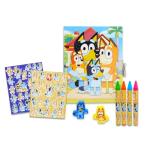 Bluey Journal Set - Bundle with Bluey Notebook with Doodle Pages Plus Stickers and Coloring Utensils for Kids | Bluey Notebook Stationery Drawing Set